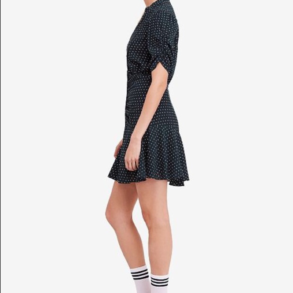 NWT Free People Sugar Pie Polka Dot Mini Dress